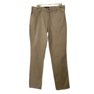 Lee Chinos Classic Straight Leg Tan Mid Rise Relaxed Fit Size 6
